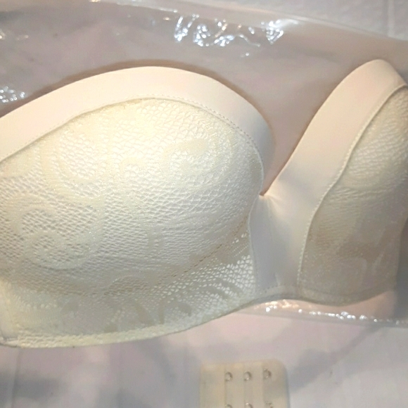 New Nice Strapless Molded Push-Up Bra & Extender - Picture 15 of 16